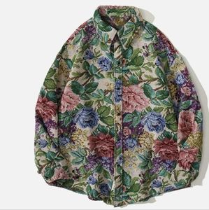 Aelfric Eden Floral Long Embroidered Sleeve Shirt